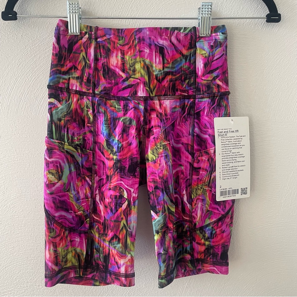 Lululemon Fast and Free HR Shorts 8”